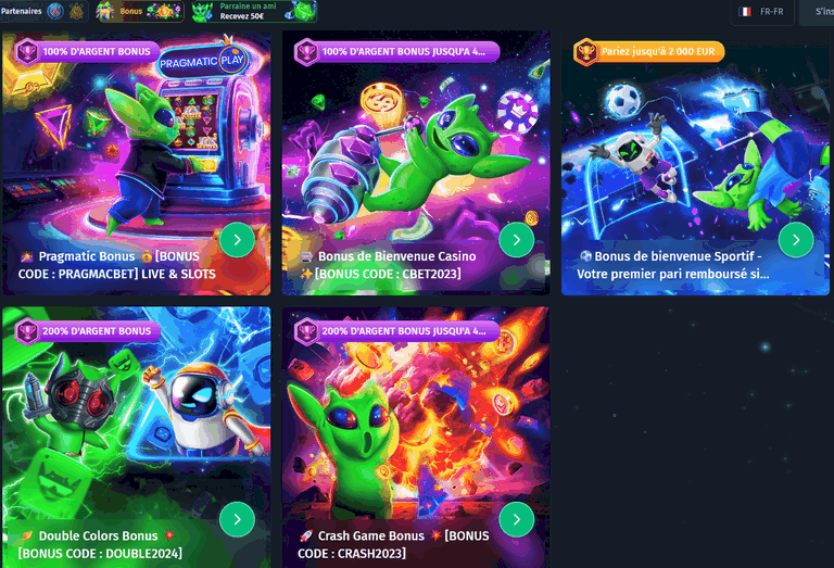 Cbet bonus de bienvenue