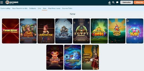 Alexander casino nouveautés